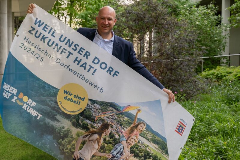 Wettbewerb „Unser Dorf hat Zukunft“, Minister Jung © HMLU