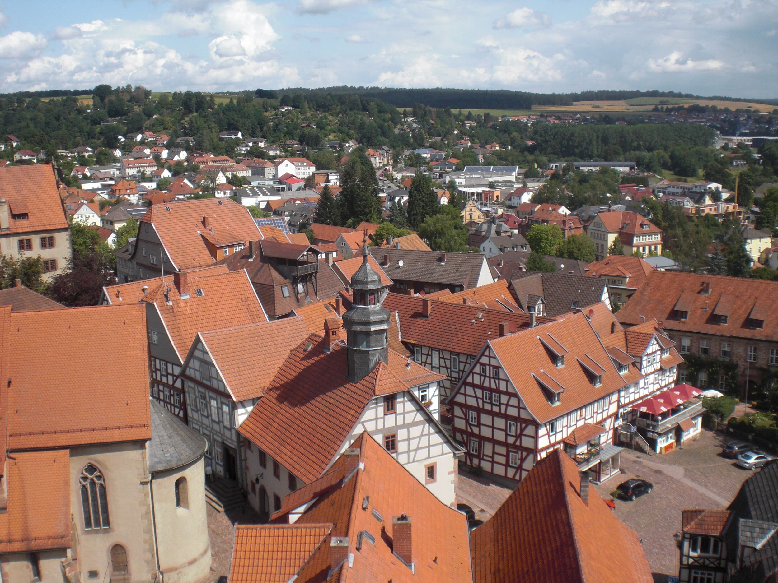 Dachlandschaft Schlitz ©HA Hessen Agentur GmbH