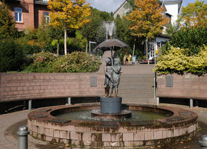 Hänsel und Gretel-Platz, Battenberg, Foto: Dagmar Schneider